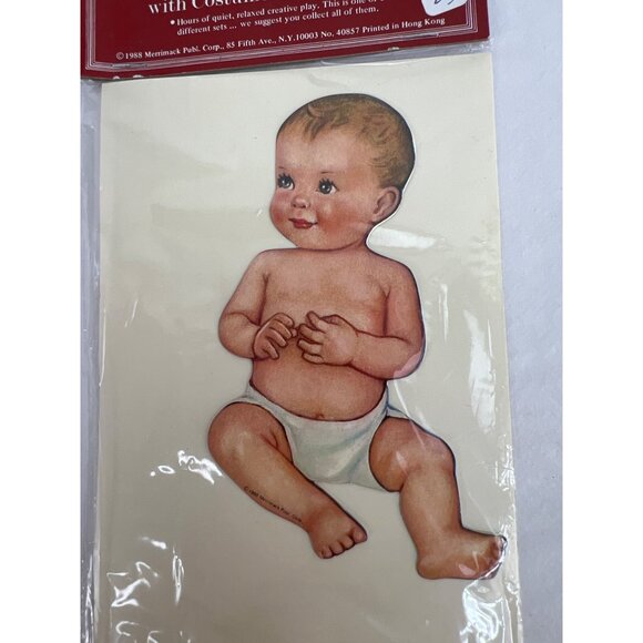 Queen Holdens Baby Shower Cut-Out Paper Doll With Costumes & Accessories - Picture 4 of 4